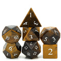 Tiger's Eye Gemstone Dice Set - 
