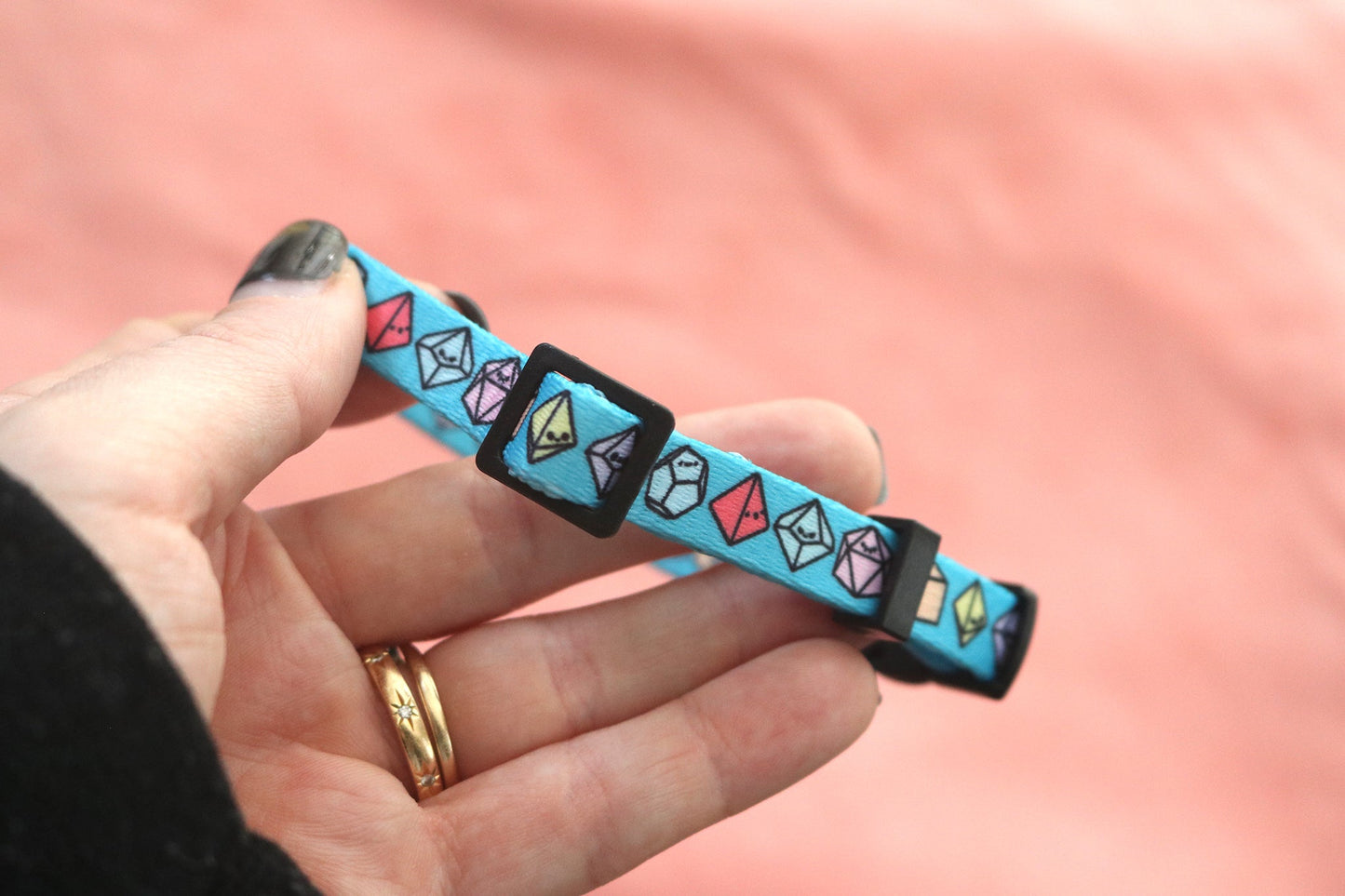 Tiny Dice Cat Collar