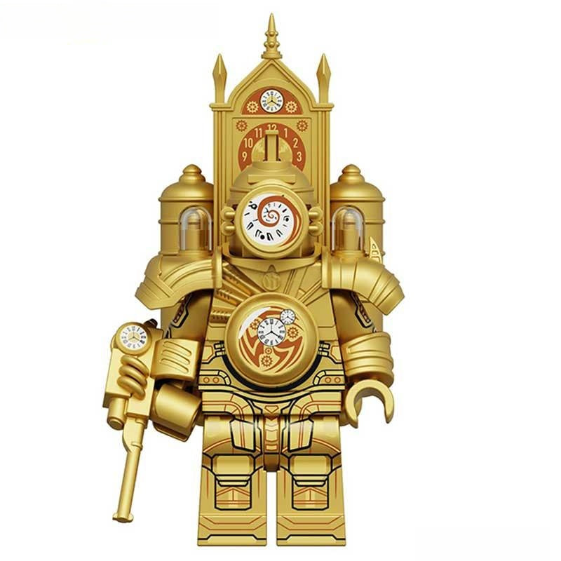 Titan Clockman Skibidi Toilet Big Figure Lego Minifigures Custom Toys