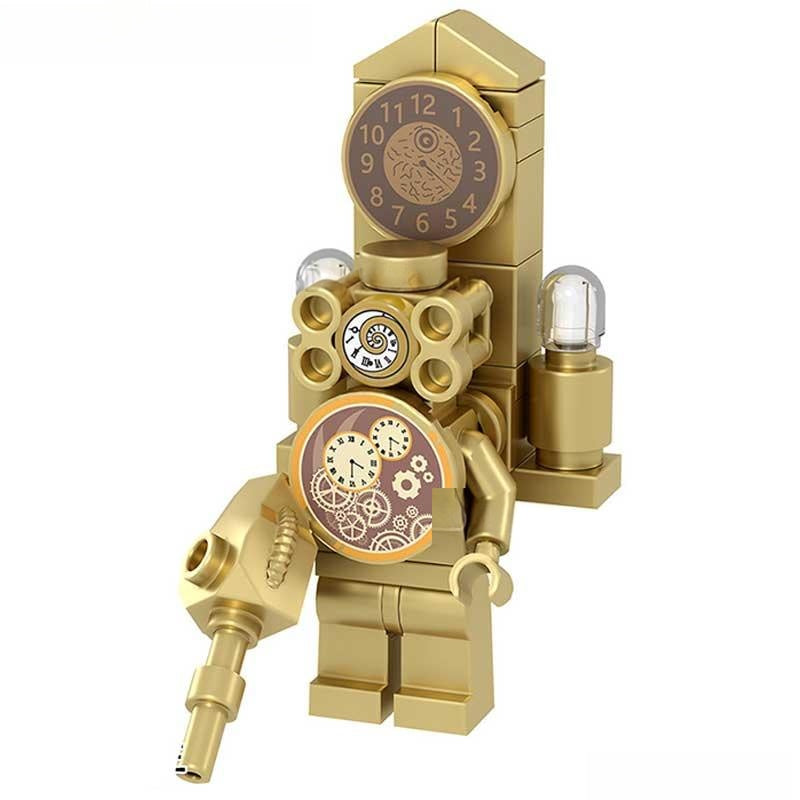 Titan Clockman Skibidi Toilet Lego Minifigures Custom Toys