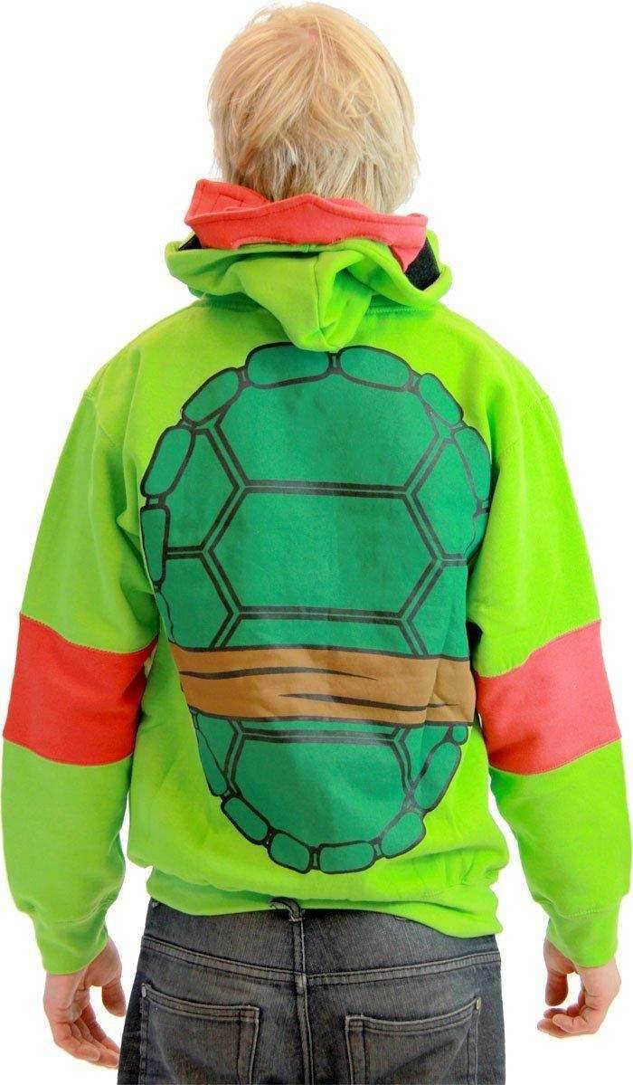 TMNT Costume Hooded Sweatshirt with Detachable Eye Mask - XS / Donatello