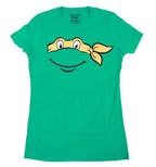 TMNT Teenage Mutant Ninja Turtles Big Face T-shirt - S / Leonardo
