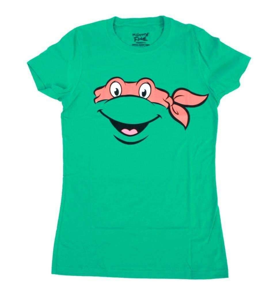 TMNT Teenage Mutant Ninja Turtles Big Face T-shirt - S / Leonardo