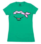 TMNT Teenage Mutant Ninja Turtles Big Face T-shirt - S / Leonardo