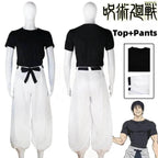 Jujutsu Kaisen Toji Fushiguro Cosplay - Sorcerer Killer Uniform & Wig - Costume Only / M
