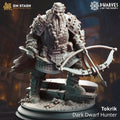 Tokrik, Dark Dwarf Hunter (Male Dwarf Ranger) - 32mm Scale