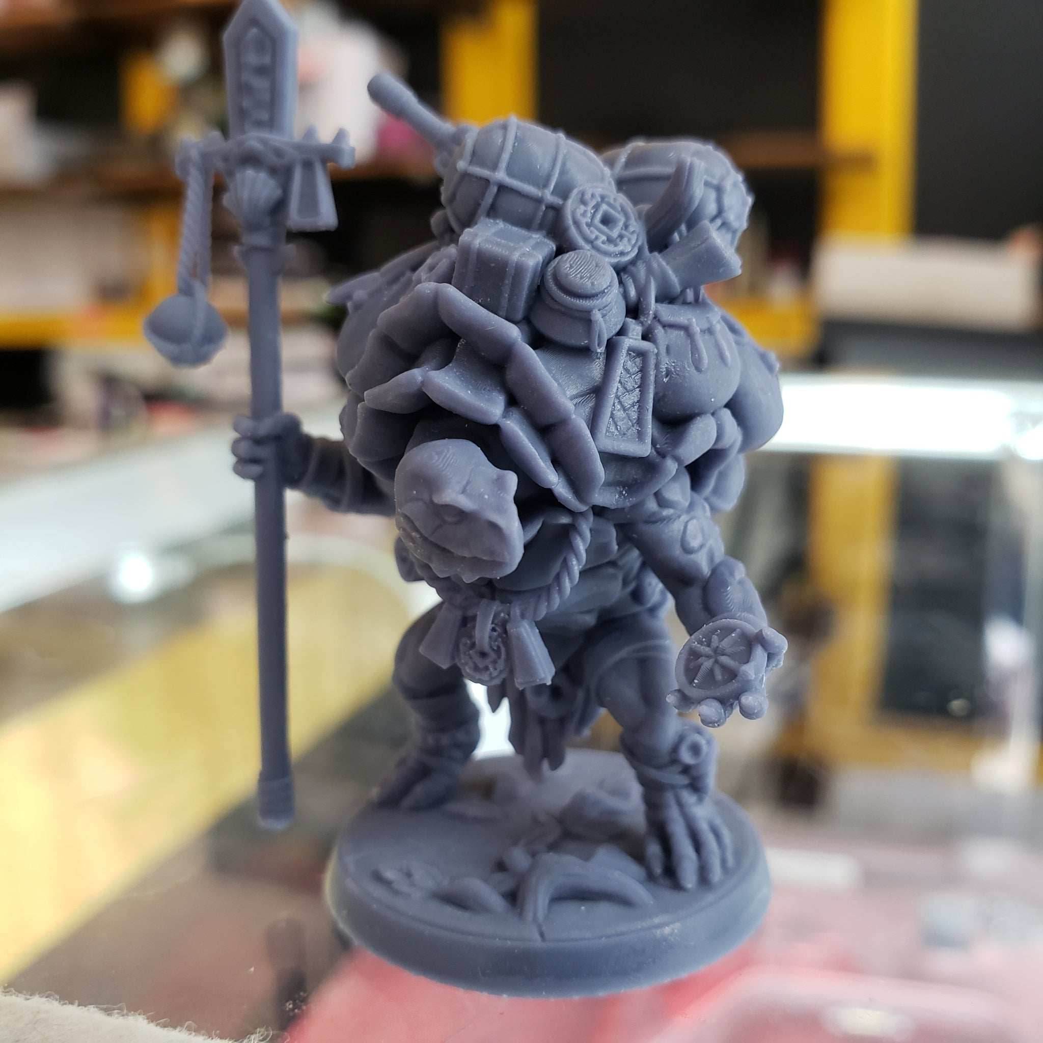 Tokun the Traveling Merchant (Male Turtlekin Merchant) - 30mm - Native