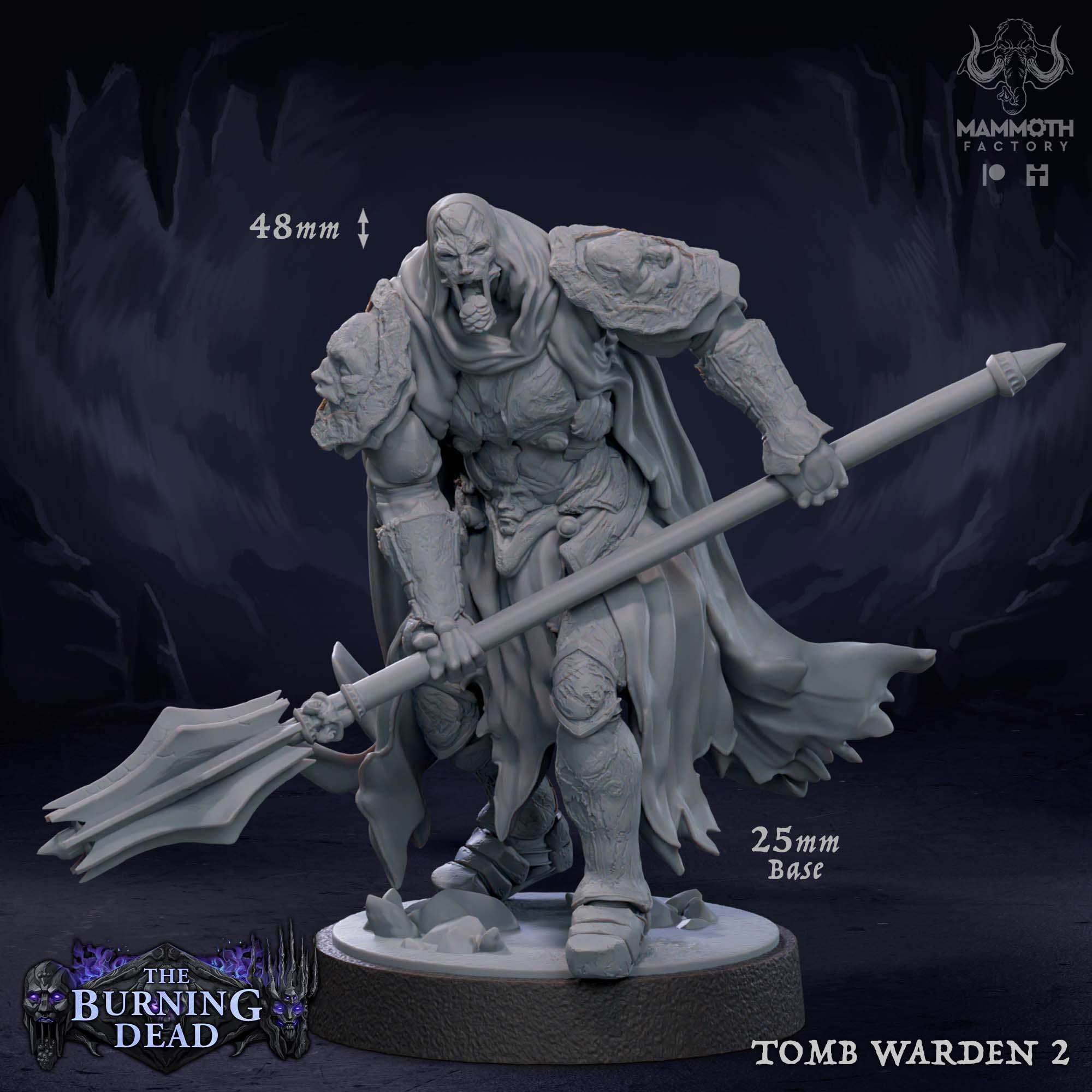 Tomb Warden: Sculpt 2 (Living Statue / Golem) - 