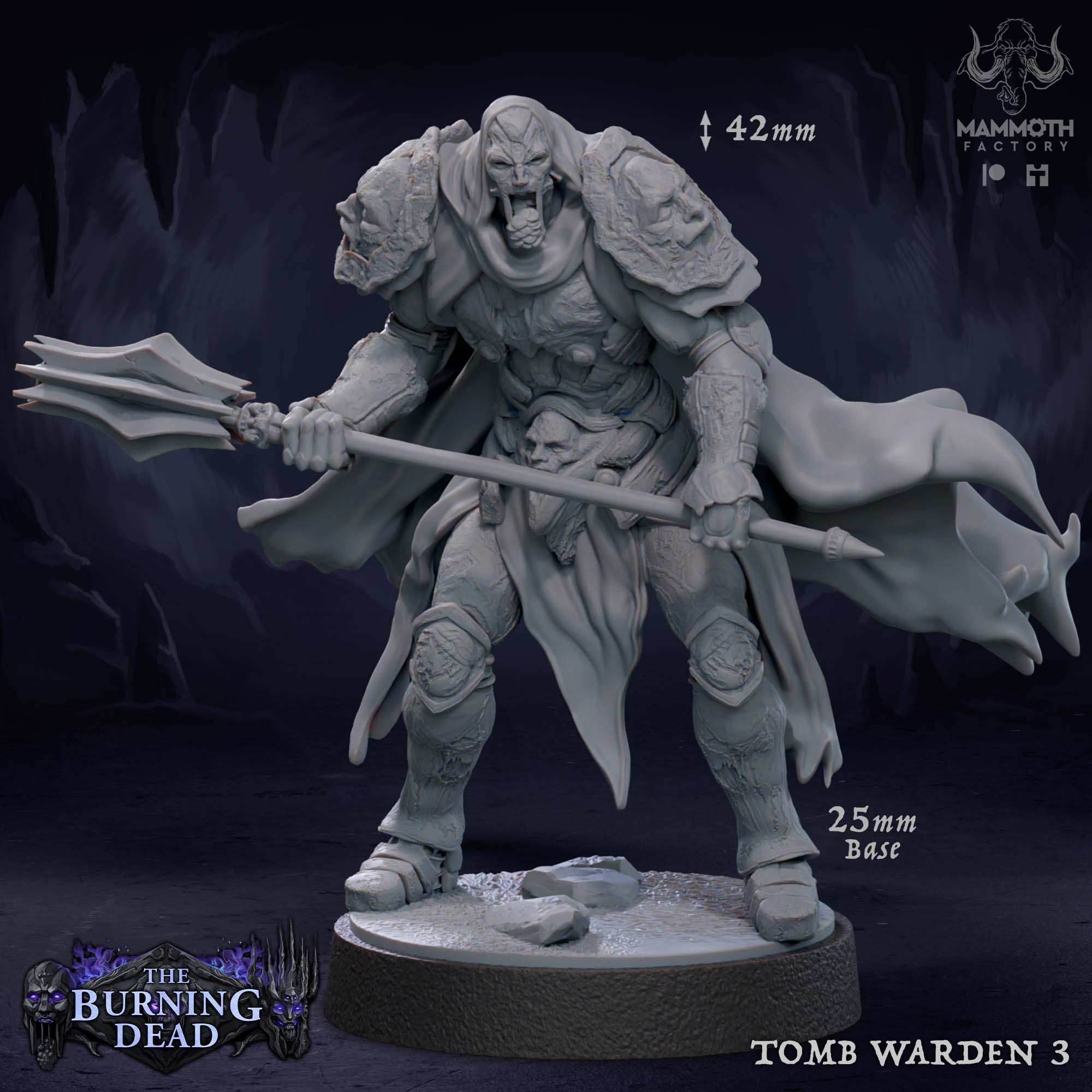 Tomb Warden: Sculpt 3 (Living Statue / Golem) - 