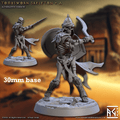 Tombsworn Skeleton: Sculpt A - With Helmet / Khopesh + Shield