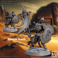 Tombsworn Skeleton: Sculpt B - With Helmet / Slotted Shield / Warbanner