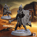 Tombsworn Skeleton: Sculpt E - With Helmet / Damaged Slotted Shield / Mace