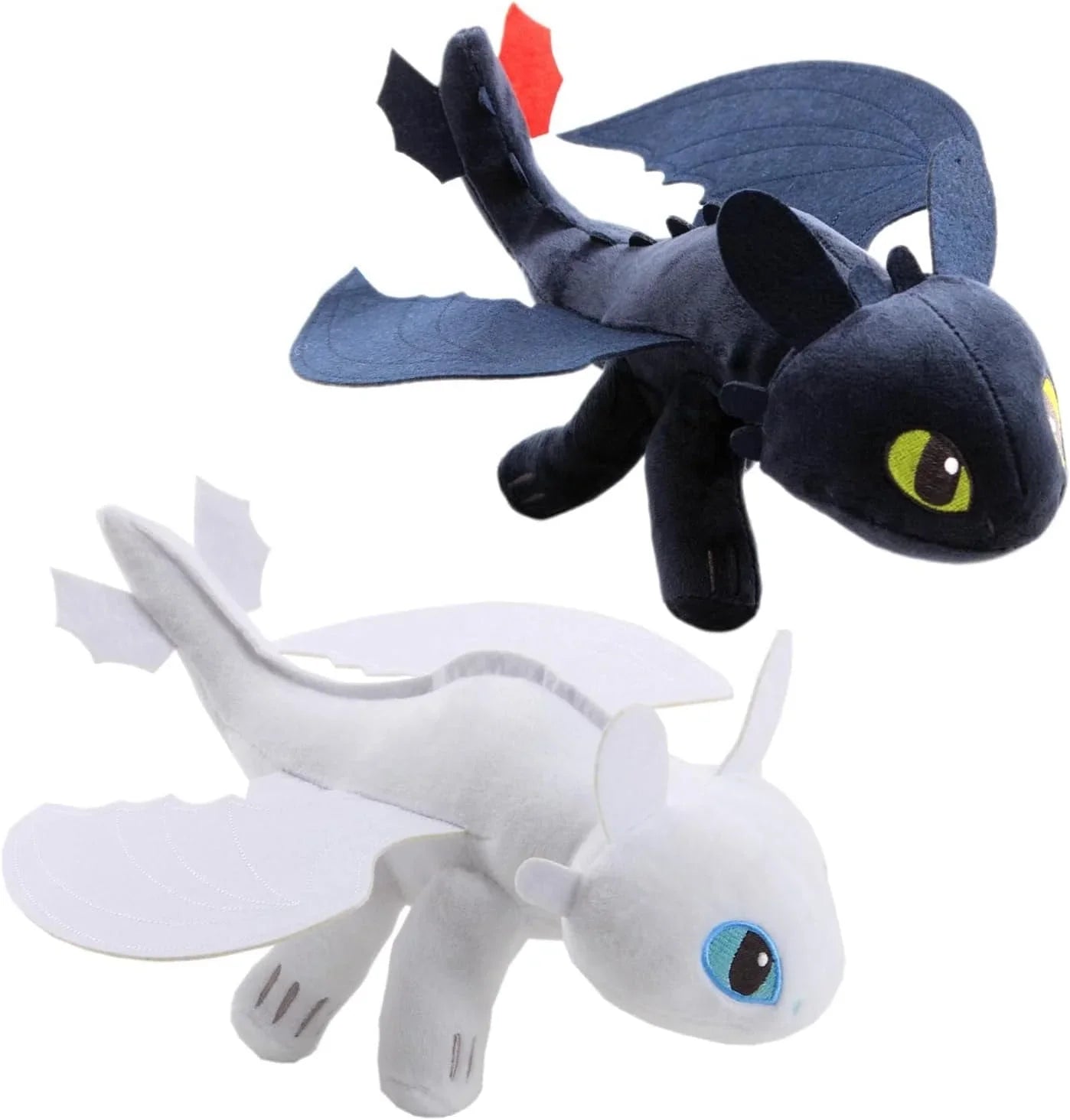 How to Train Your Dragon Toothless and Light Fury Plush