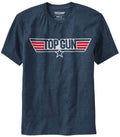 Top Gun White Stroke Navy T-shirt - S