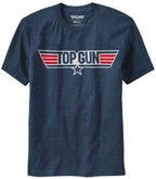 Top Gun White Stroke Navy T-shirt - S