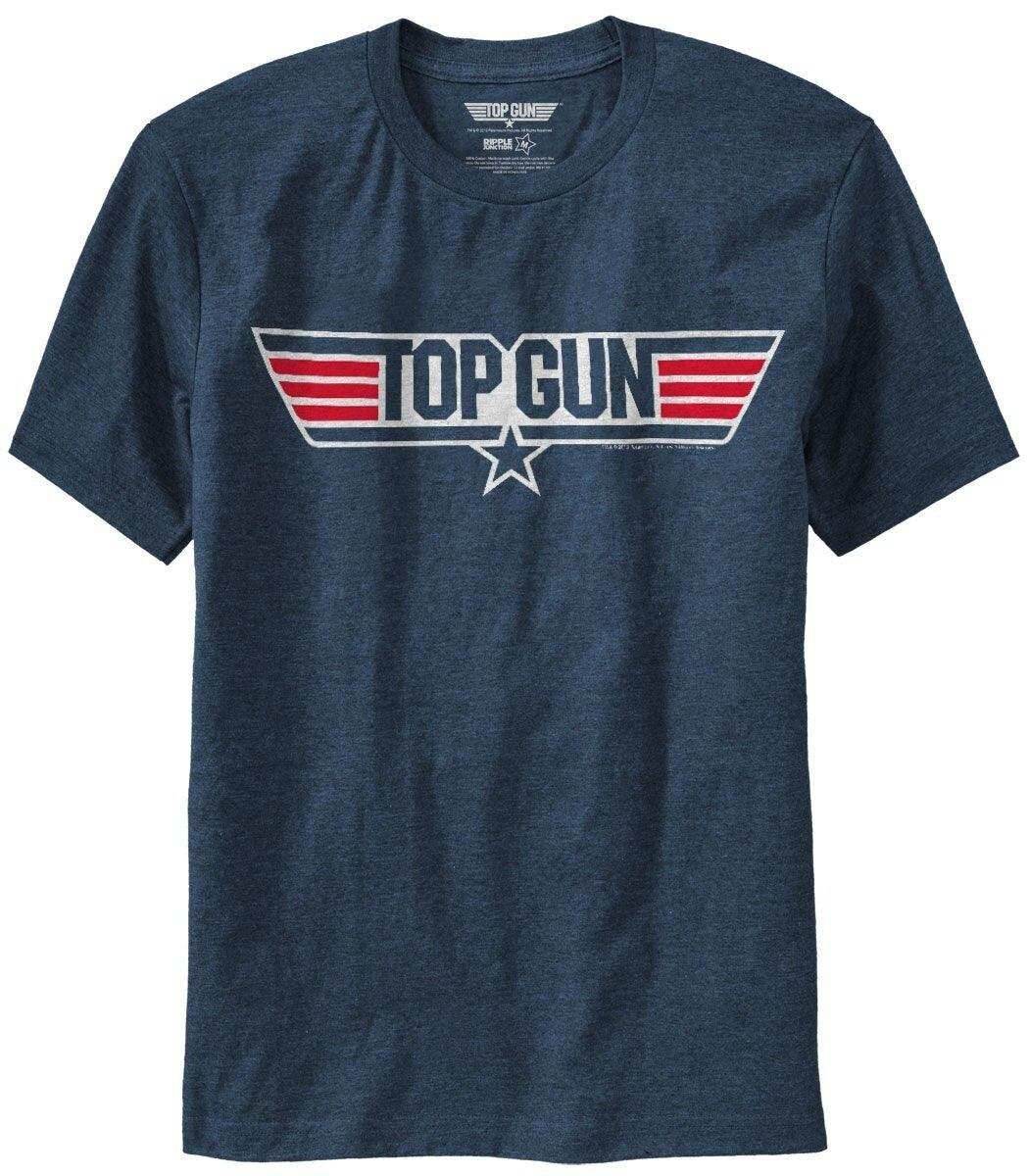 Top Gun White Stroke Navy T-shirt - S