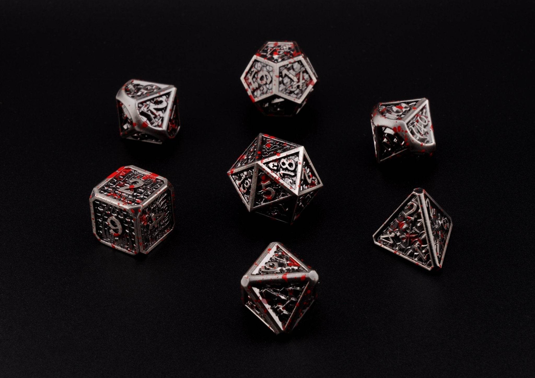 Torn Iron Dice Set - 