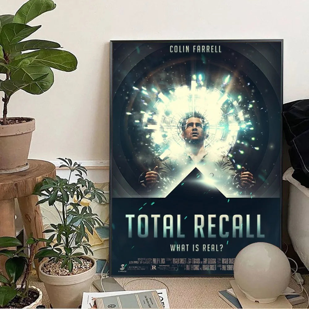 Total Recall (1990) Artwork Movie Poster Painting Wall Art Picture Canvas Prints Home Decoration Poster for Living Room No Frame