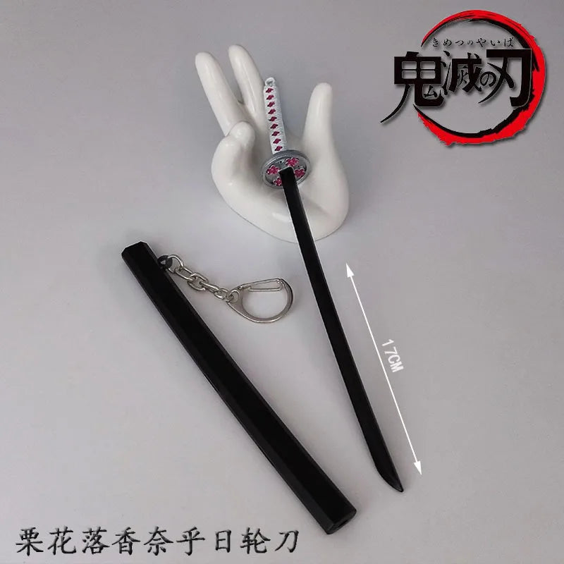 Toy Katana Pendant Keychain Anime Sword Weapon Pendant Keyrings Fashion Simulated Cosplay Accessory New Arrival