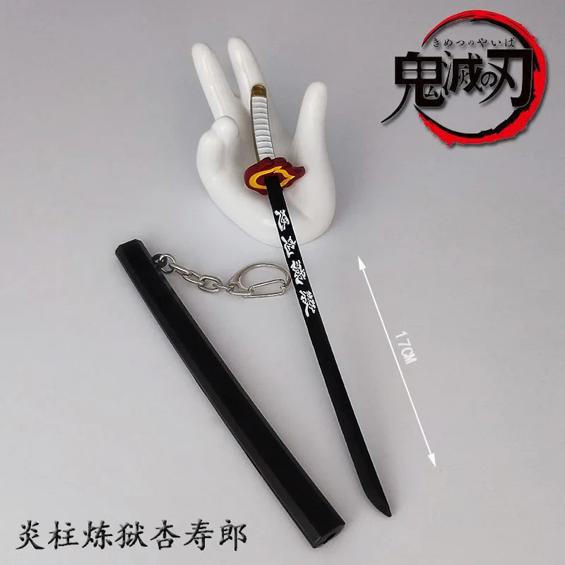 Toy Katana Pendant Keychain Anime Sword Weapon Pendant Keyrings Fashion Simulated Cosplay Accessory New Arrival