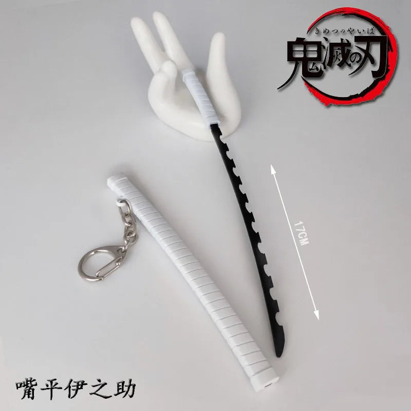 Toy Katana Pendant Keychain Anime Sword Weapon Pendant Keyrings Fashion Simulated Cosplay Accessory New Arrival