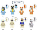 Bluey Custom Minifigure Set of 8 – Family Fun with Bluey and Friends!