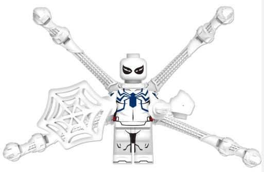 White Spider Custom Minifig - 