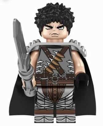 Guts Custom Minifig – Berserker Warrior from Berserk - 