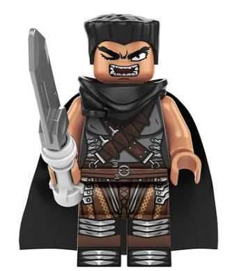 Guts Custom Minifig – Berserker Warrior from Berserk - 