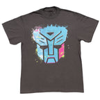 Transformers Autobots Splattered Paint Charcoal T-Shirt