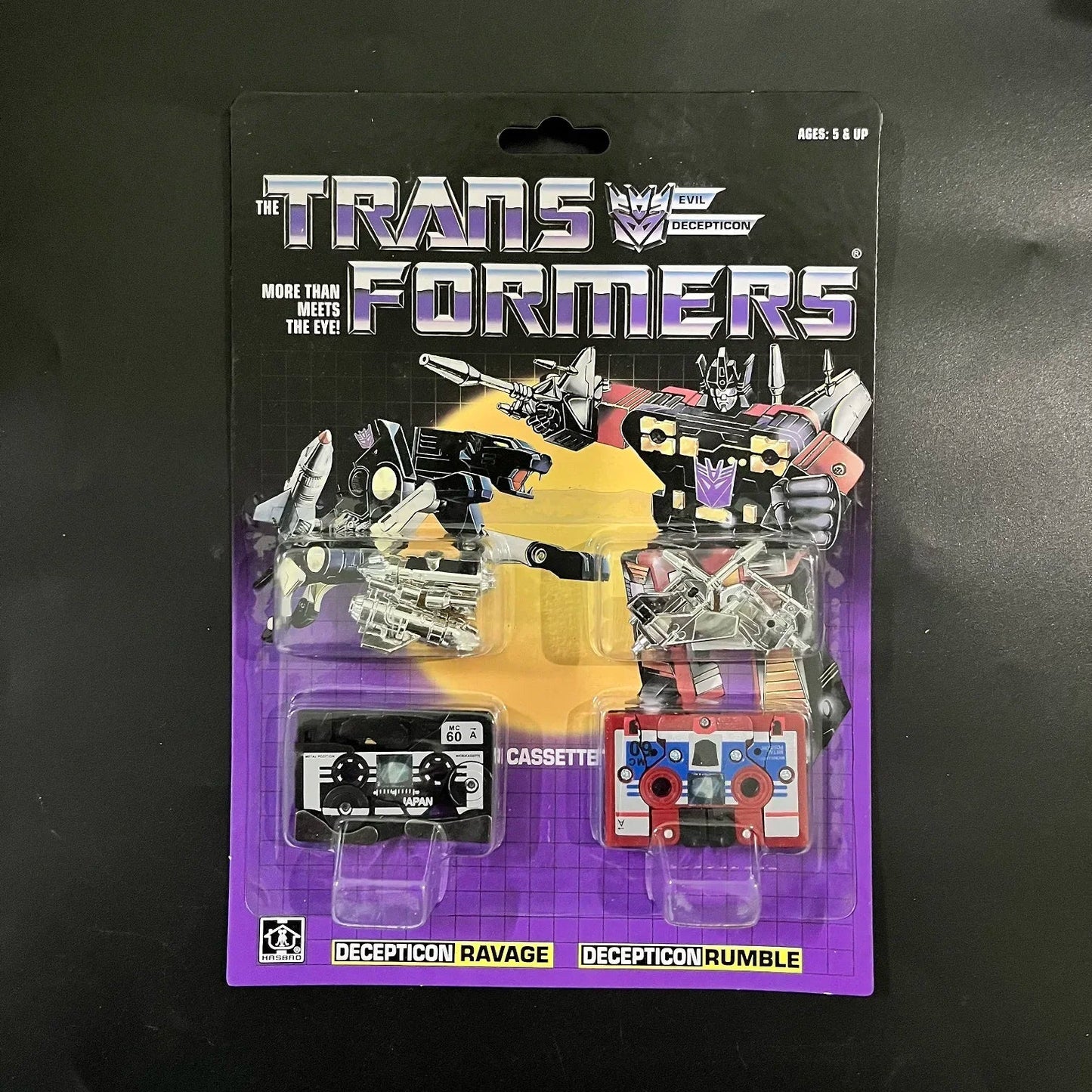 Transformetion G1 Reissue KO Soundwave Reflector Laserbeak and Frenzy Slamdance Action Figure Toy Gift Collection