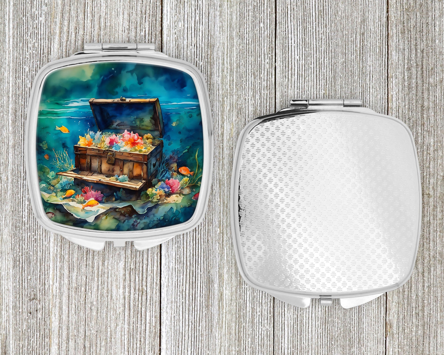 Treasure Chest Compact Mirror