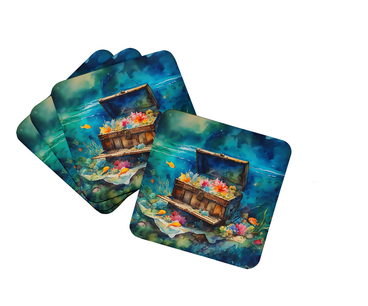 Treasure Chest Foam Coasters