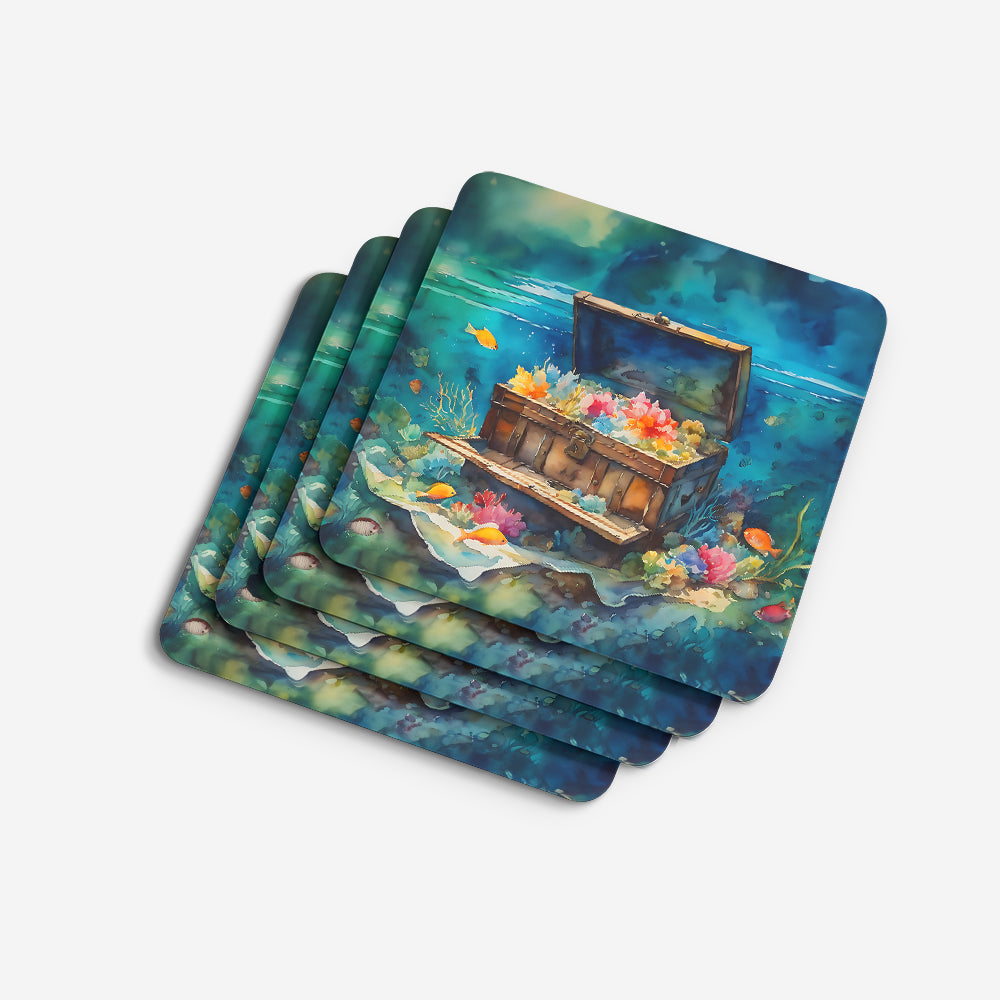 Treasure Chest Foam Coasters