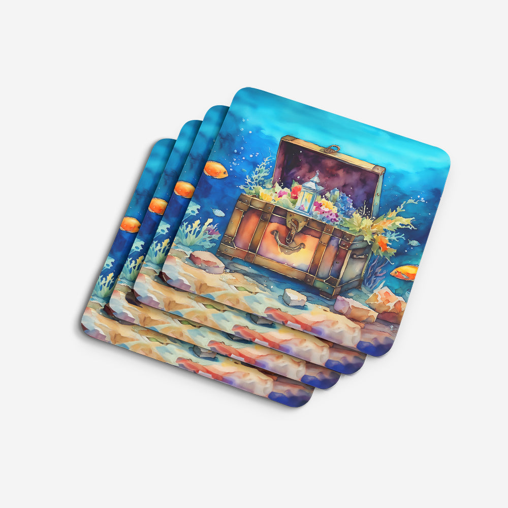 Treasure Chest Foam Coasters