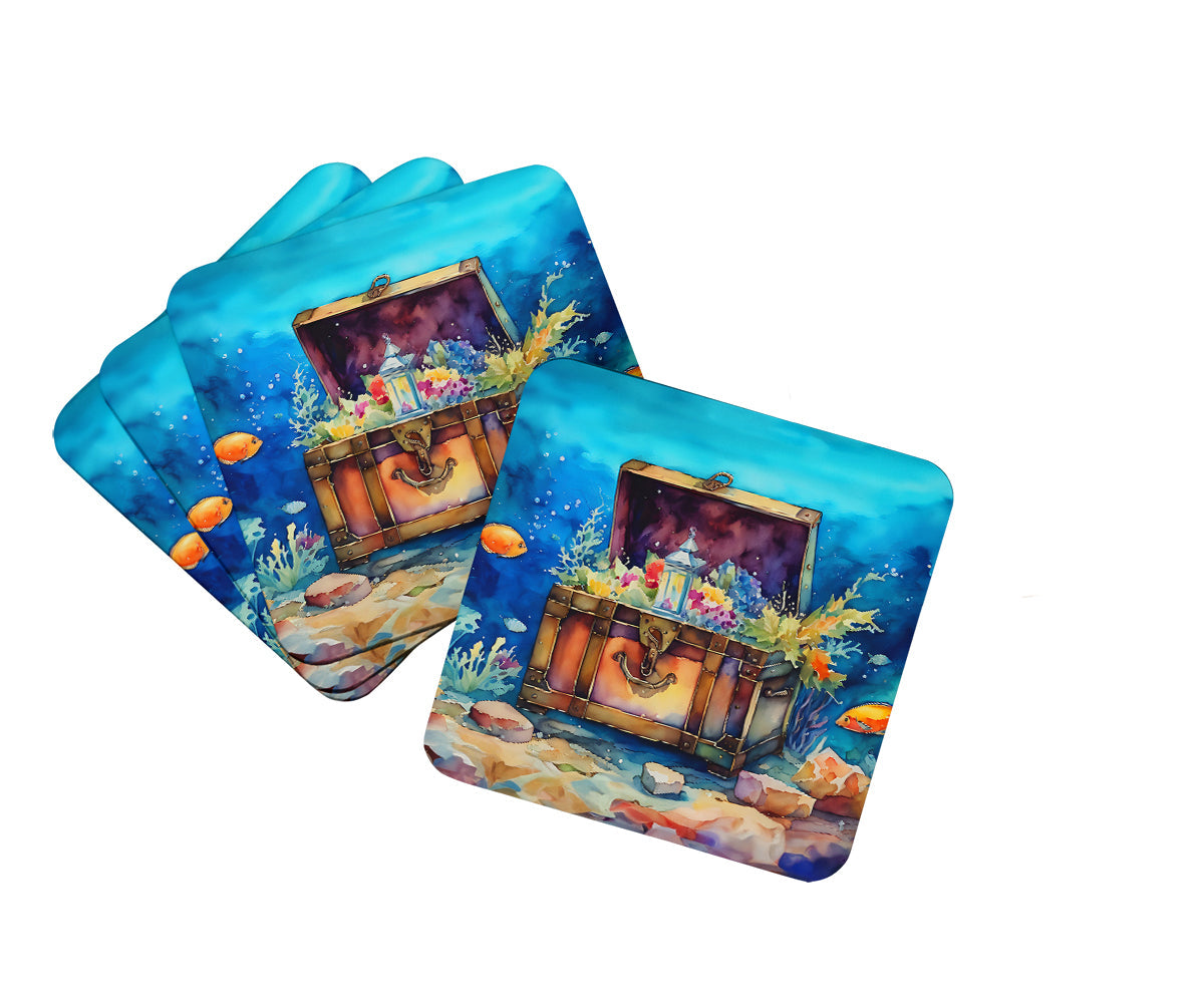 Treasure Chest Foam Coasters