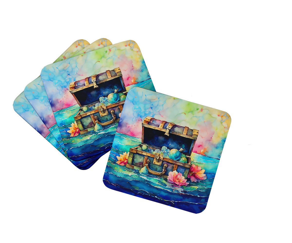 Treasure Chest Foam Coasters