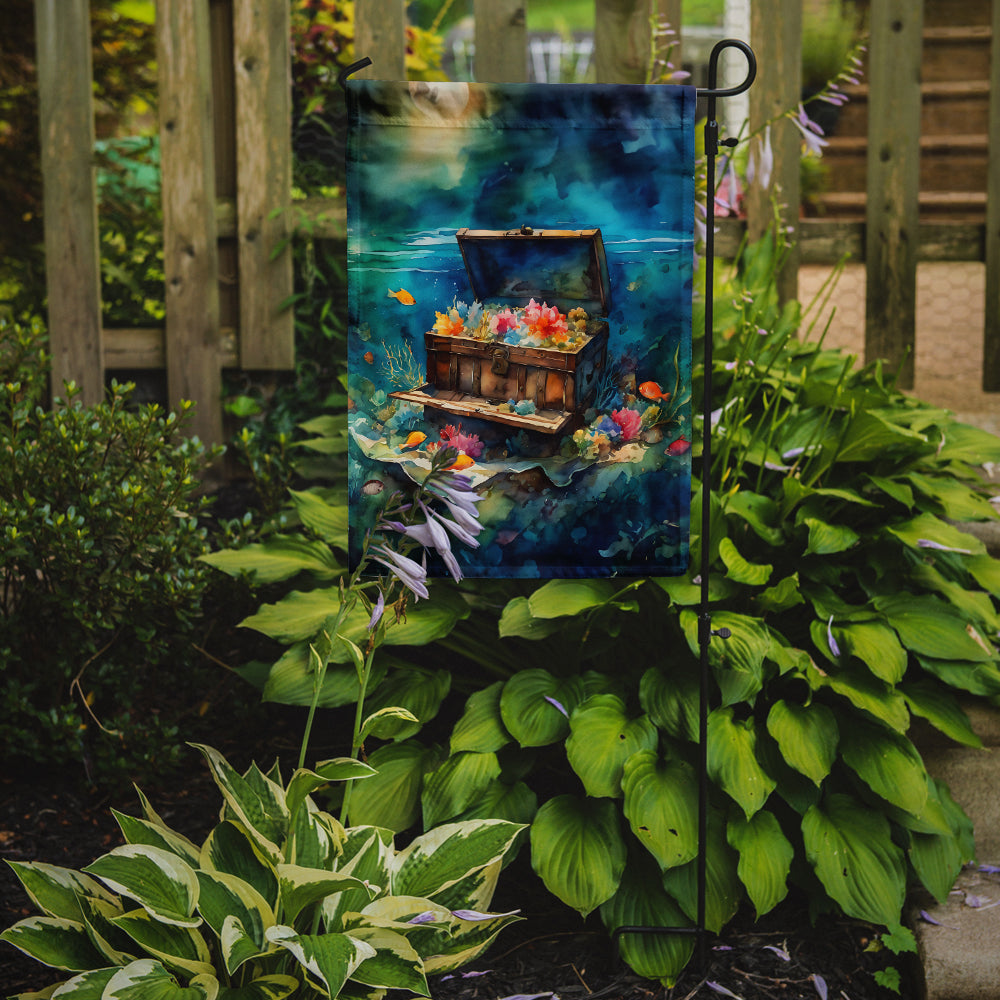 Treasure Chest Garden Flag