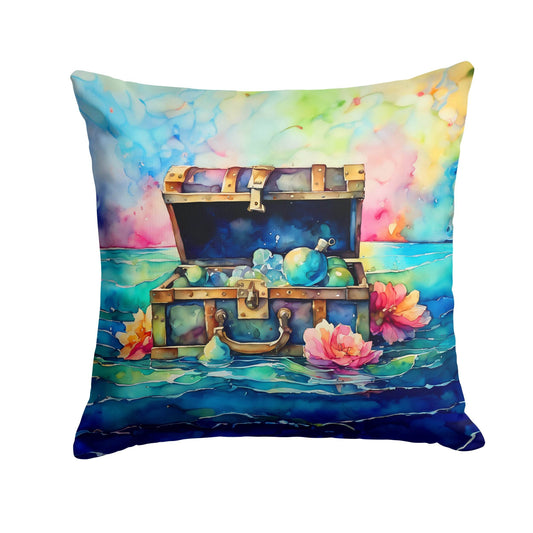 Treasure Chest Throw Pillow - 