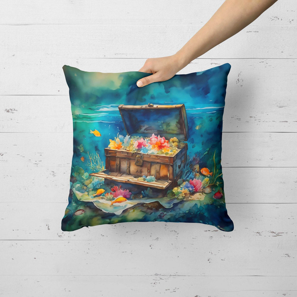 Treasure Chest Throw Pillow - 