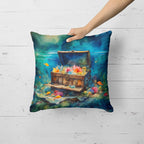 Treasure Chest Throw Pillow - 