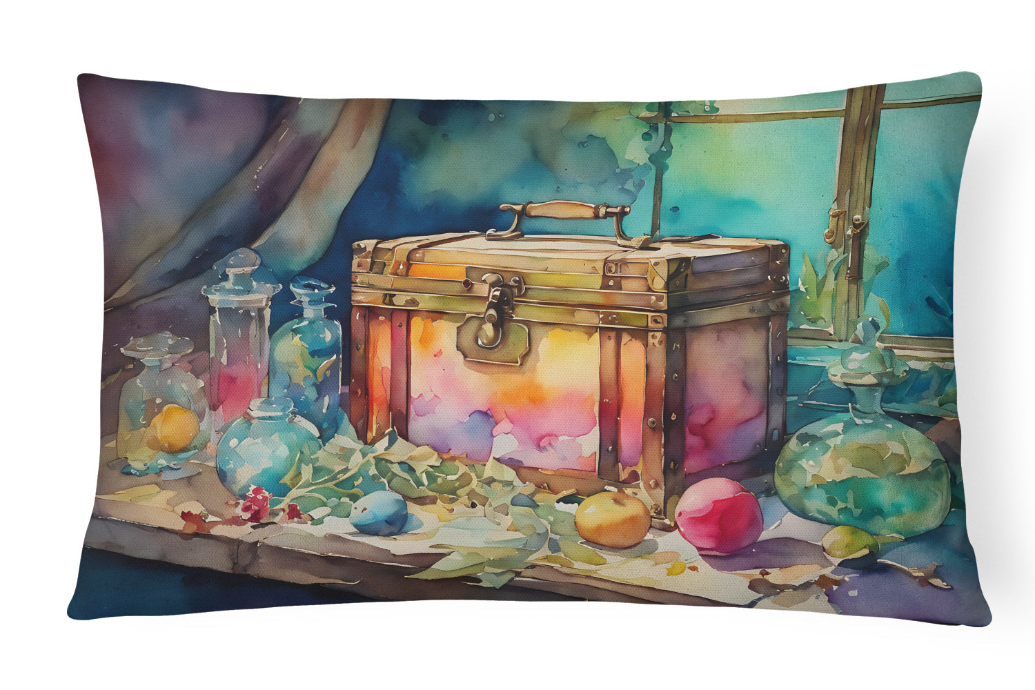 Treasure Chest Throw Pillow