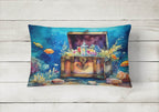Treasure Chest Throw Pillow - 