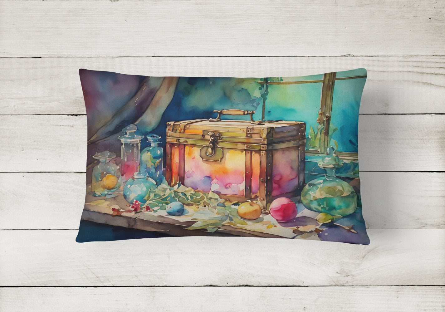 Treasure Chest Throw Pillow