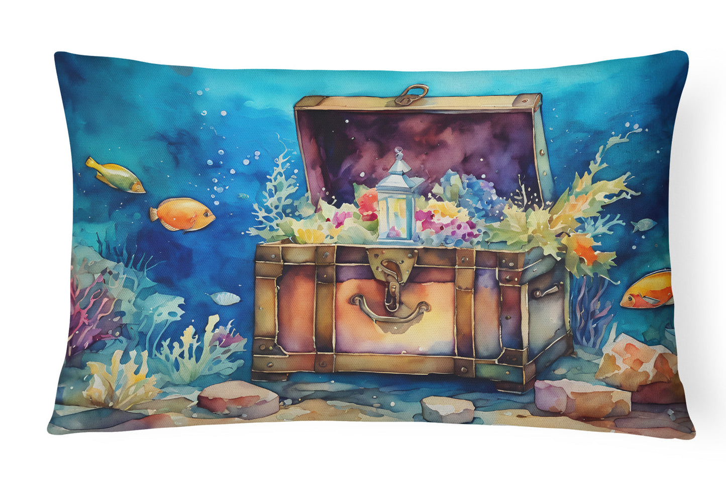 Treasure Chest Throw Pillow