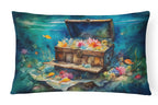 Treasure Chest Throw Pillow - 