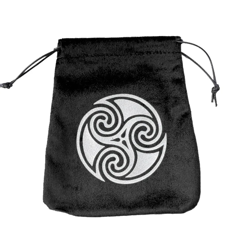 Tree of Life Velvet Tarots Cards Bag Rune Constellation Witch Divination Board Games Accessories Jewelry Dice Storage Bag Pouch