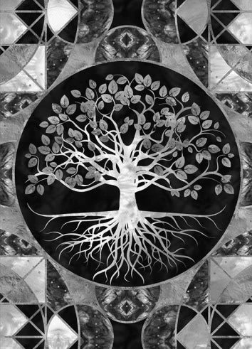 Tree Of Life Viking Art Diy Velvet AB Diamond Painting Full Diamond Mosaic Yggdrasil Tree Embroidery Picture Cross Home Decor