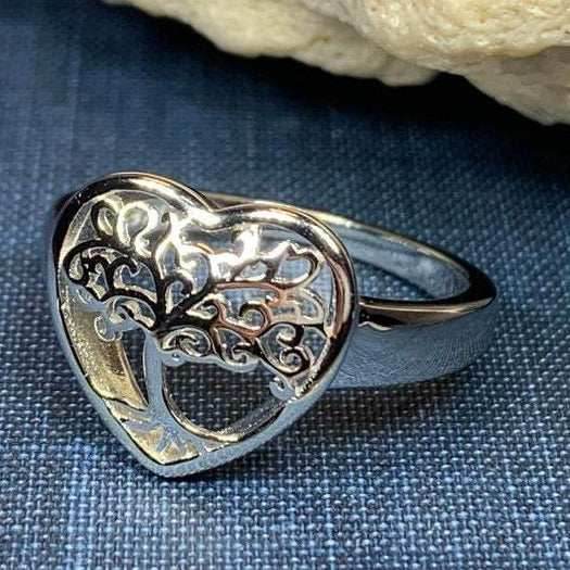 Heart Tree of Life Ring - 4