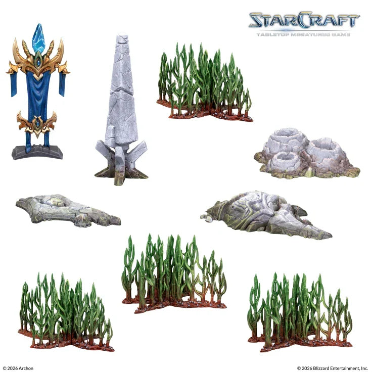 StarCraft The Miniatures Game: Terrain: Lost Temple Expansion Set